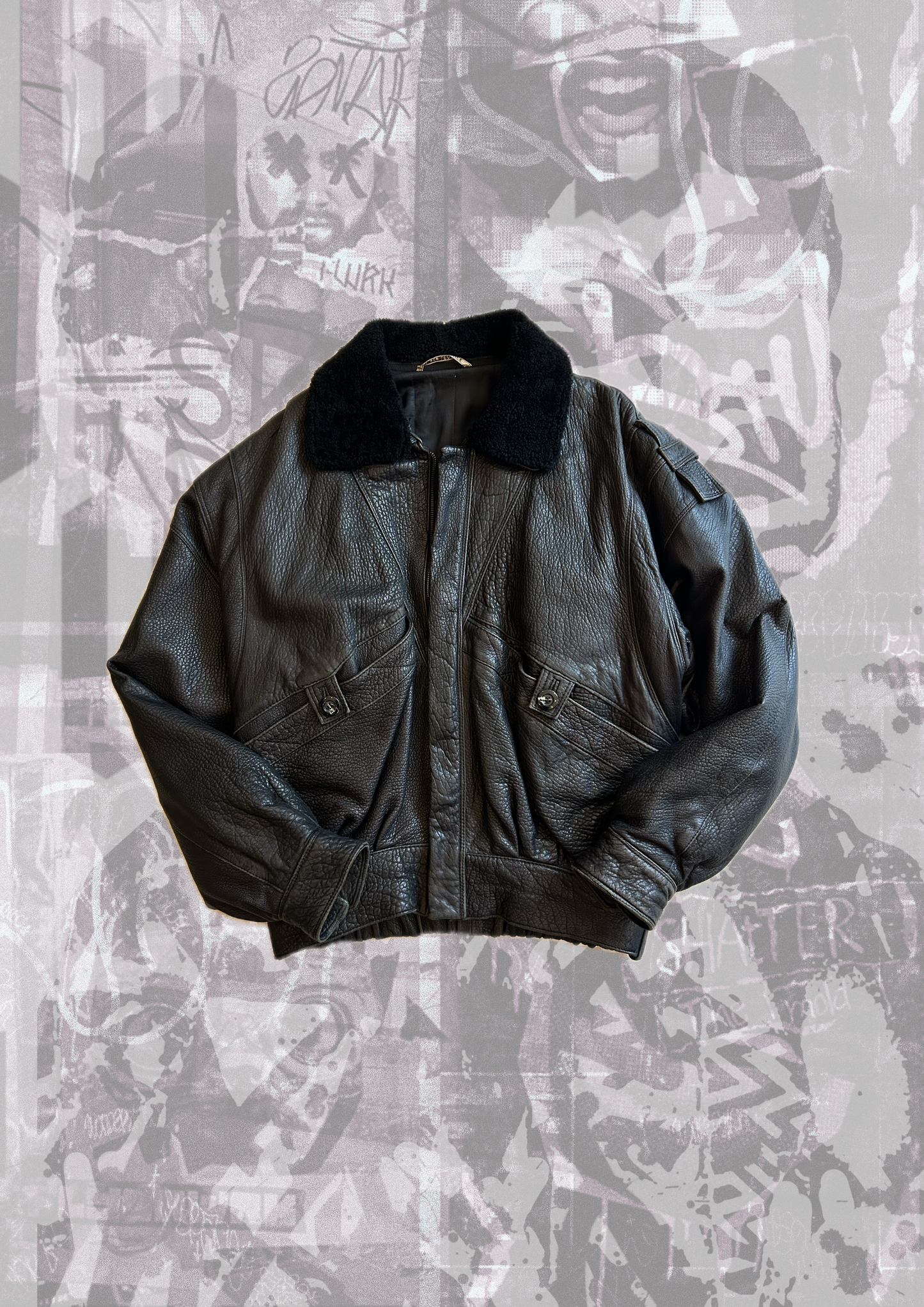 Bomber ‘80/‘90 in pelle