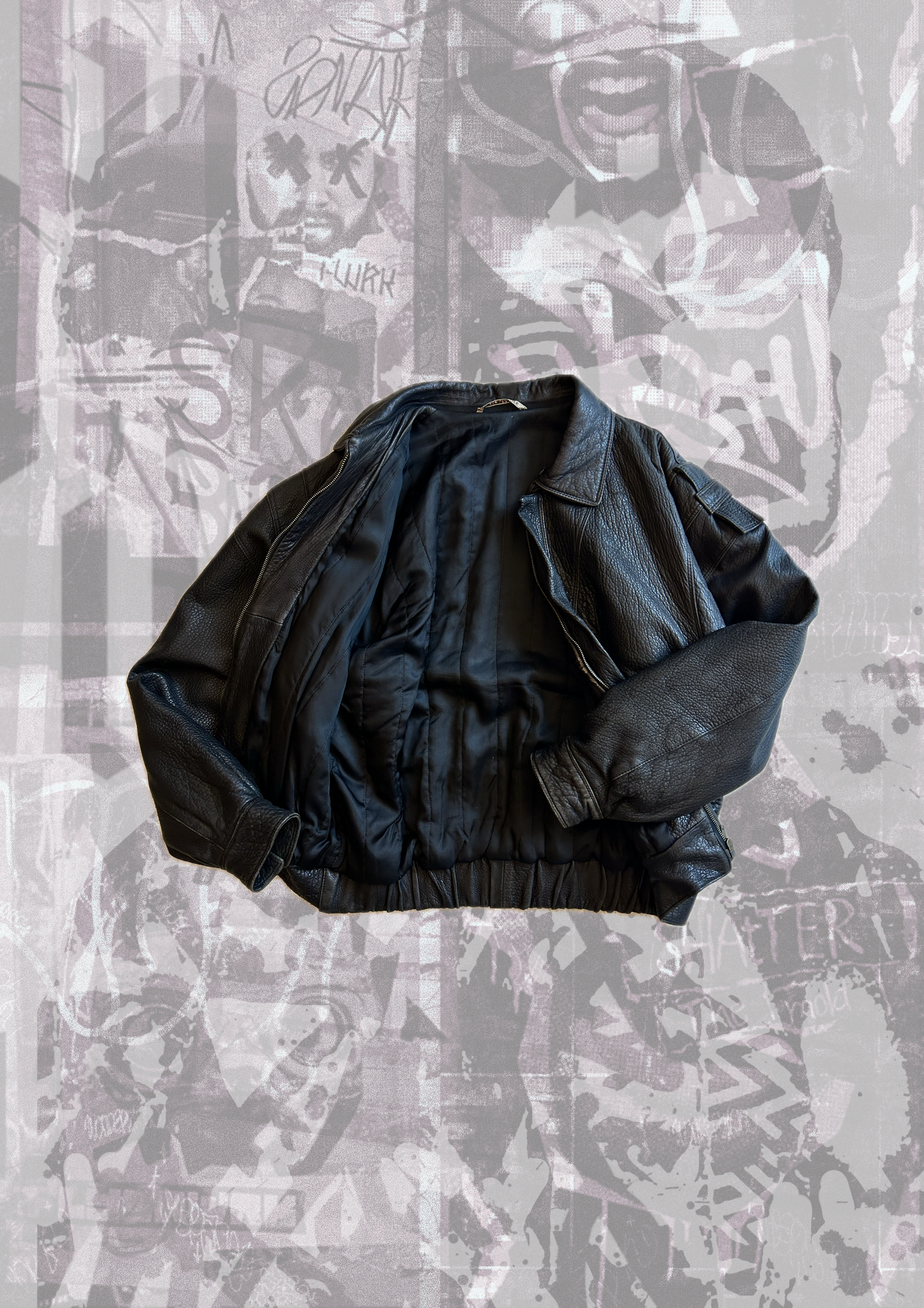 Bomber ‘80/‘90 in pelle