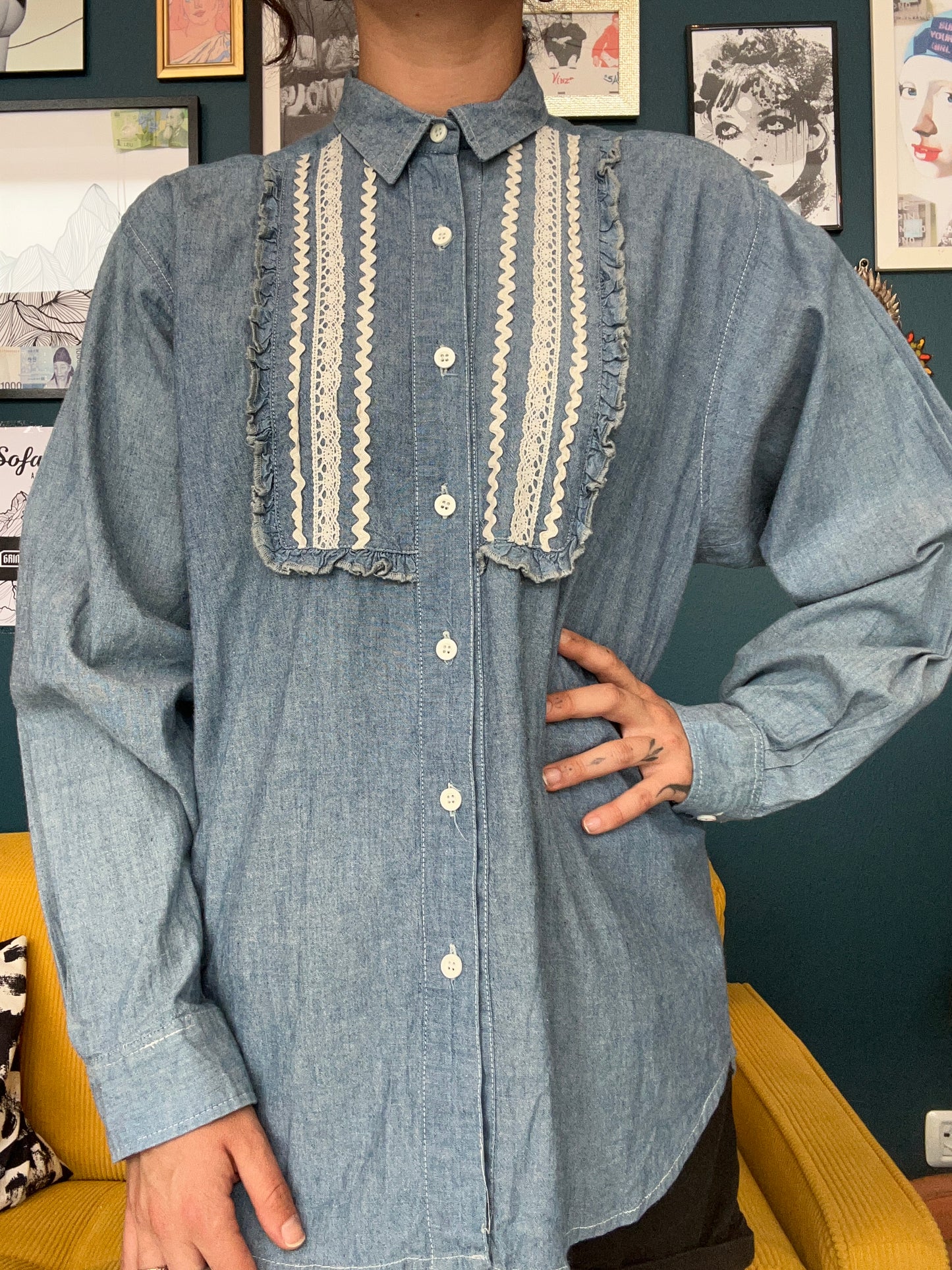 Camicia in jeans Vintage Donna