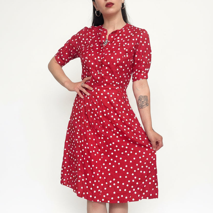 Vintage Dress Pois