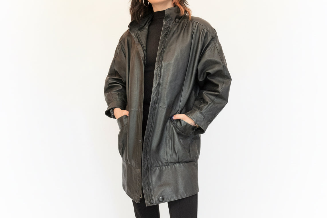Long leather Jacket ‘80