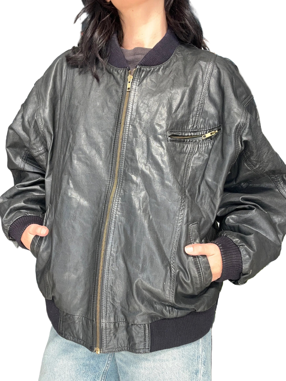 Bomber Leather Jacket