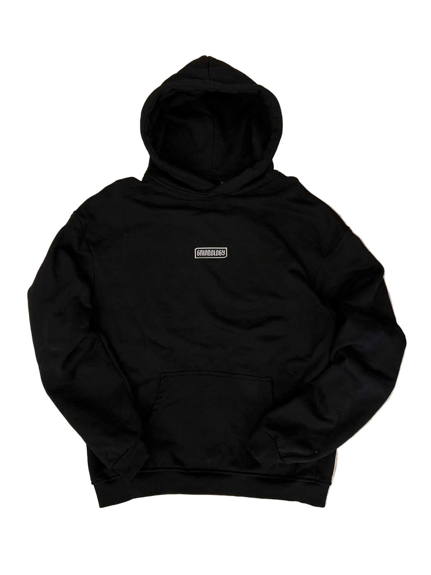 Grindology All Black Hoodie Boxy