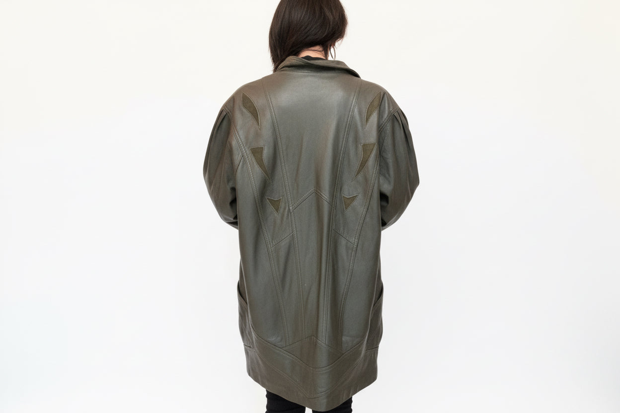 Long Leather jacket ‘80
