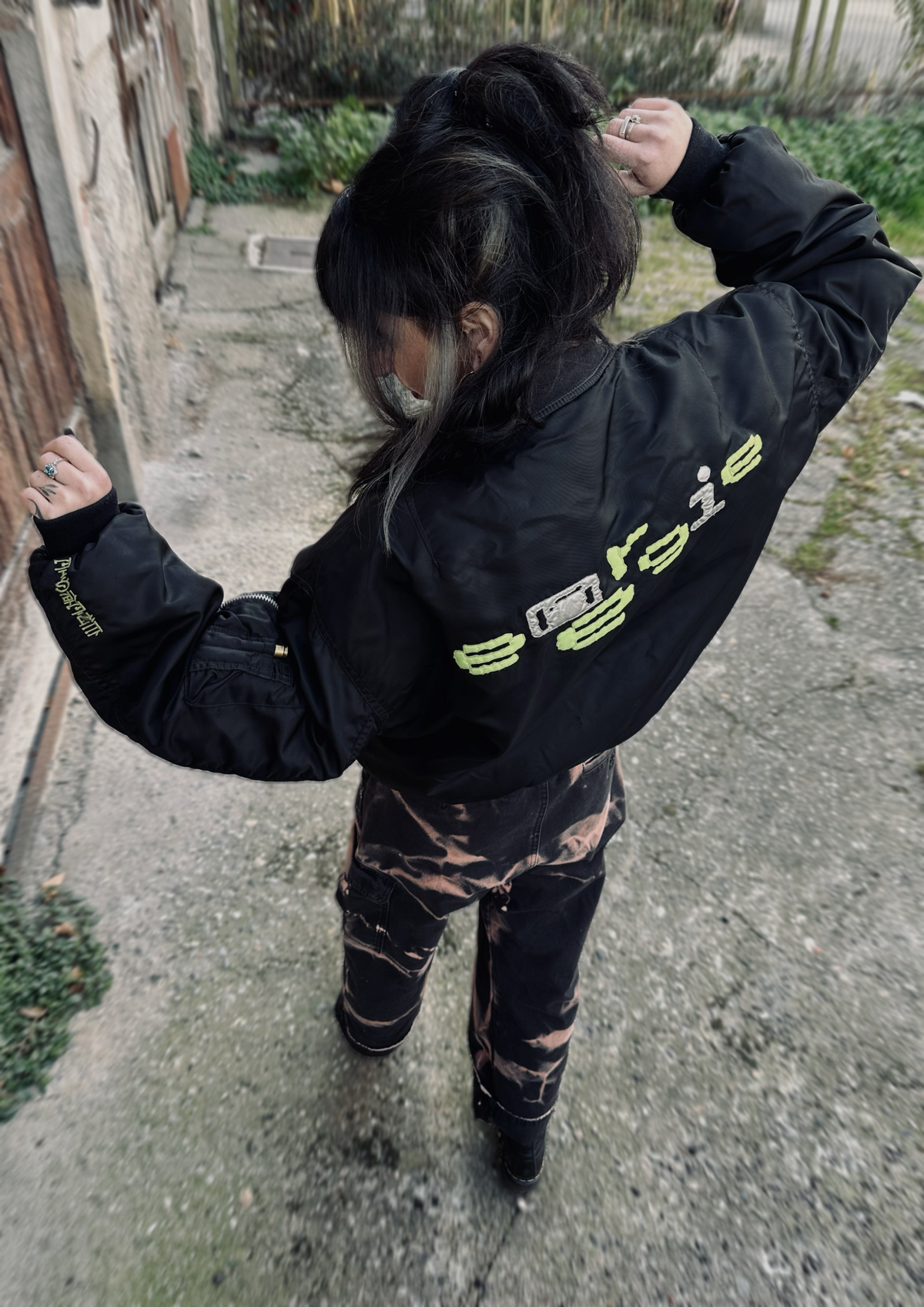 Rare Bomber Jacket Energie 毎日本語シ