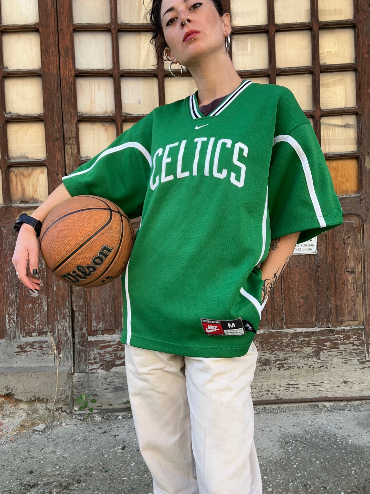 Rare Vintage ‘90 Warm Up Jersey NBA Boston Celtics
