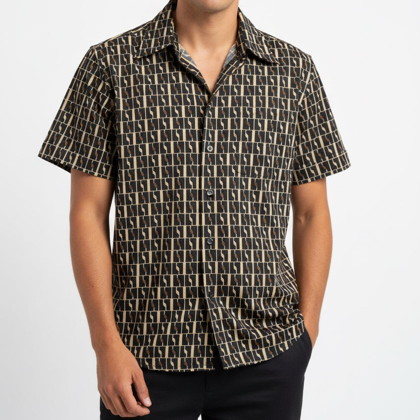 Vintage Geometric Shirt