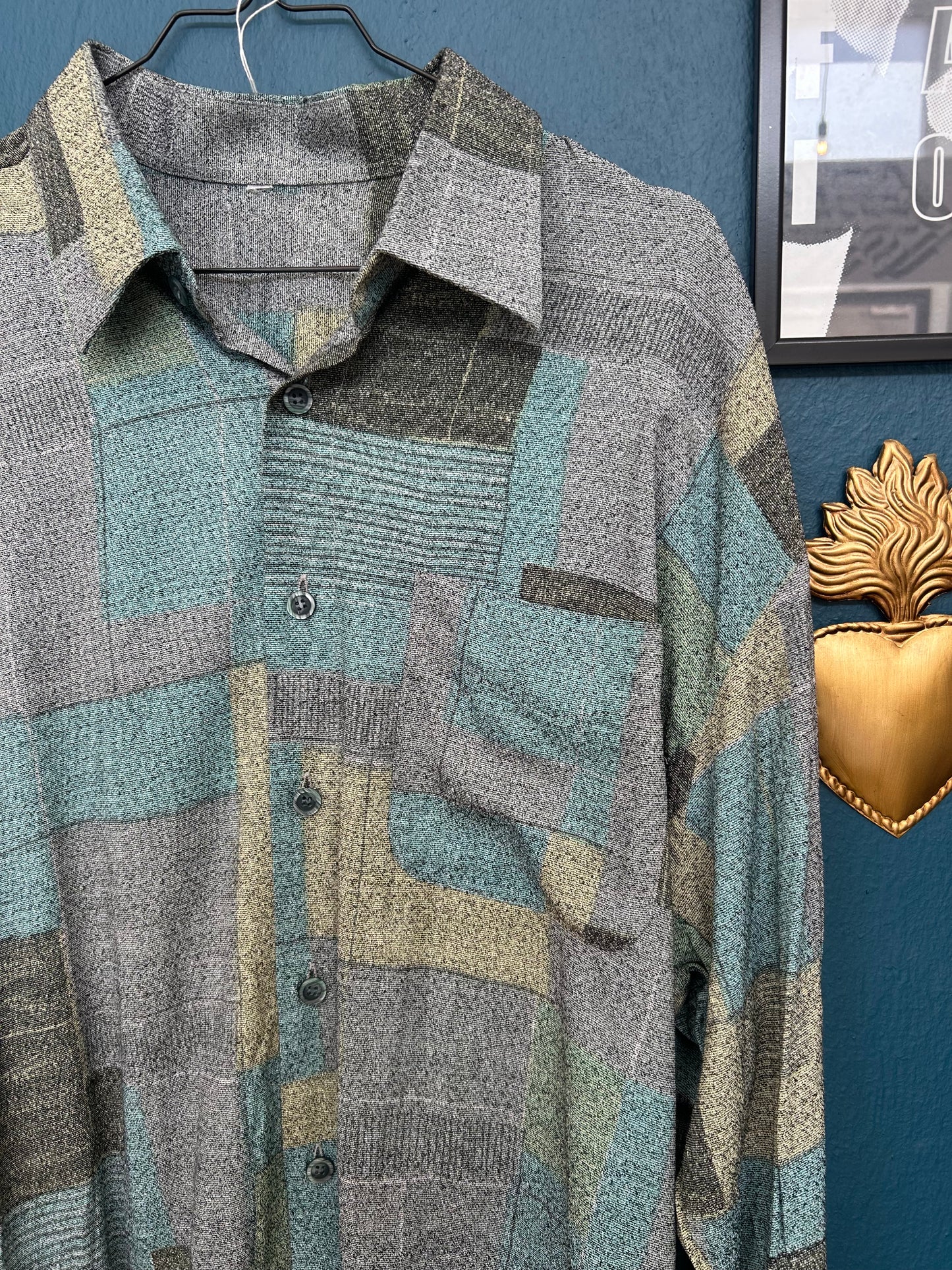 Man shirt Vintage Crazy pattern