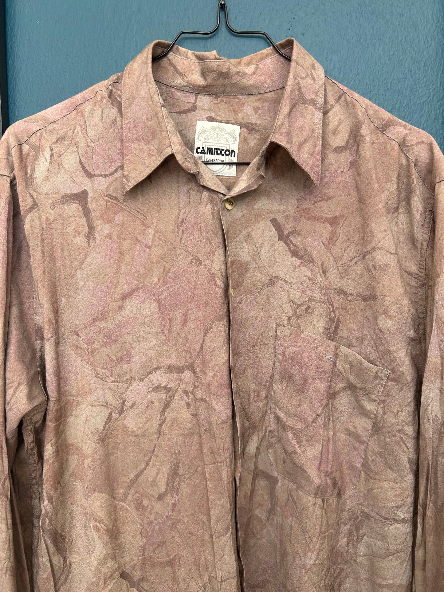 Man Shirt crazy pattern Vintage