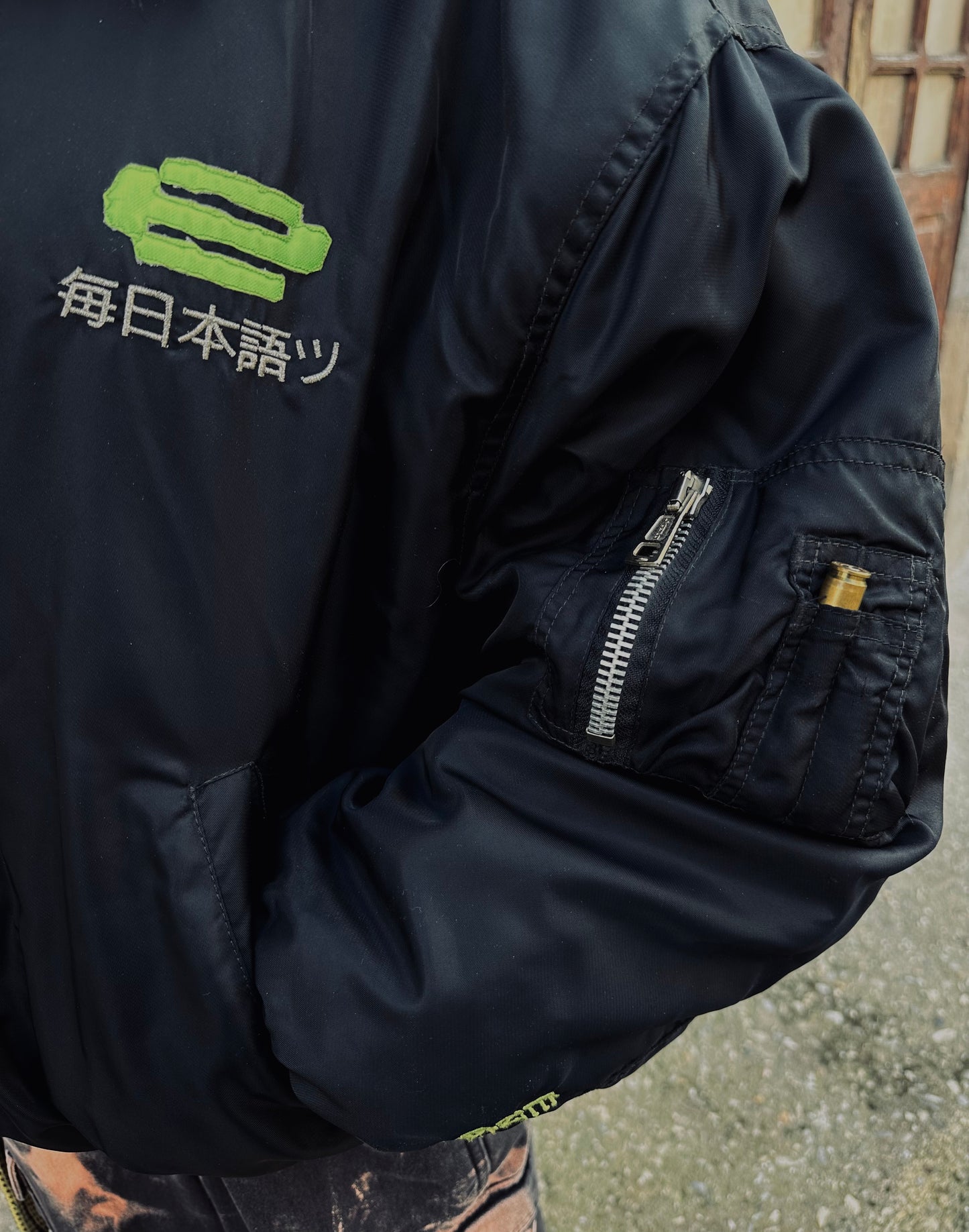 Rare Bomber Jacket Energie 毎日本語シ