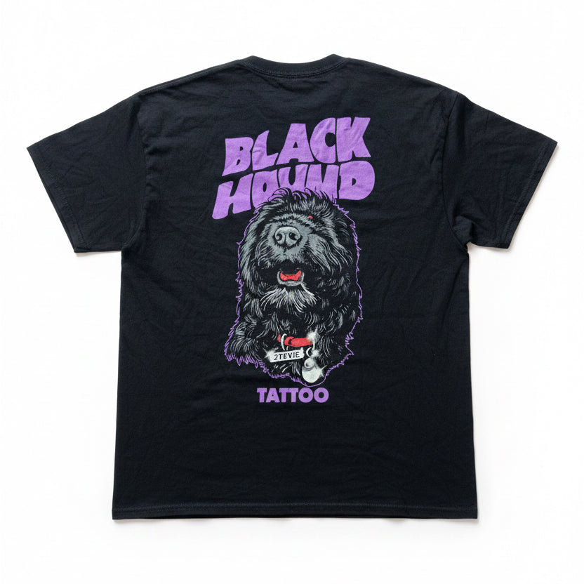 T-shirt Black Hound tattoo studio 🇬🇧