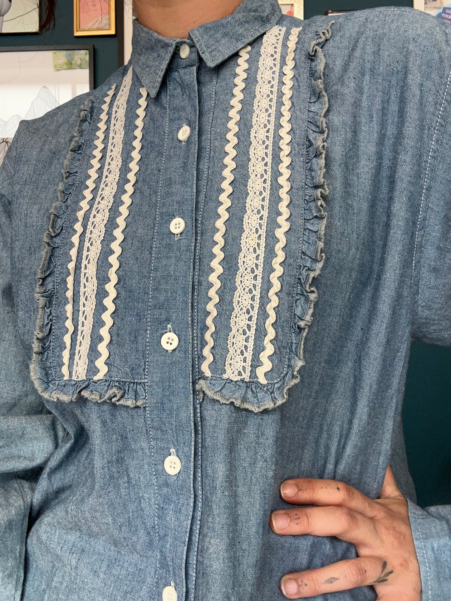 Camicia in jeans Vintage Donna