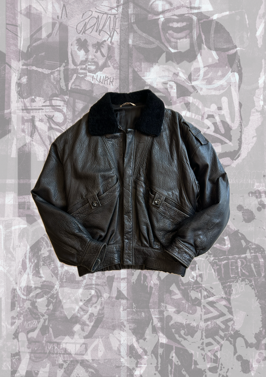 Bomber ‘80/‘90 in pelle