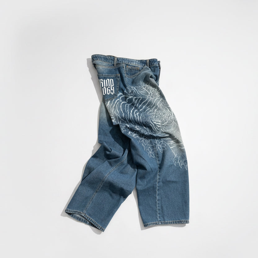 1|1 Denim Baloon Pant “Tiger”