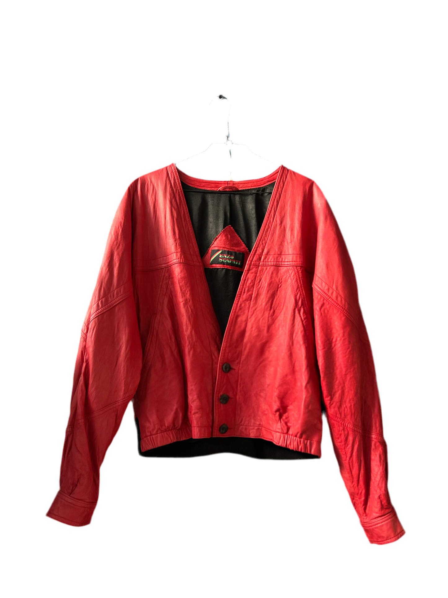 Bomber vintage in pelle Enzo Scapati