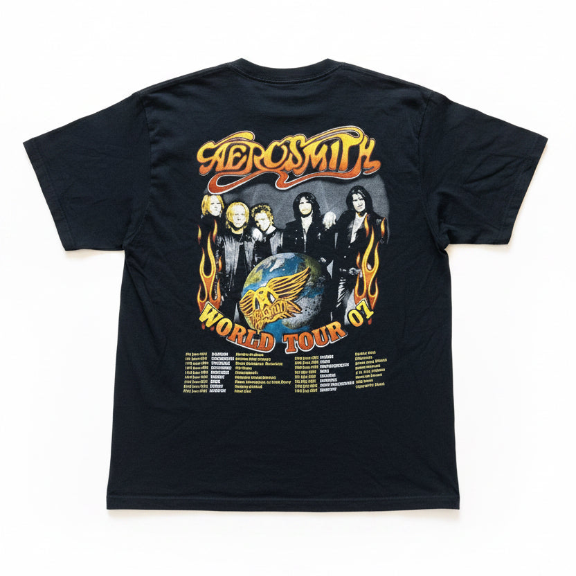 T-shirt World Tour Aerosmith 2007