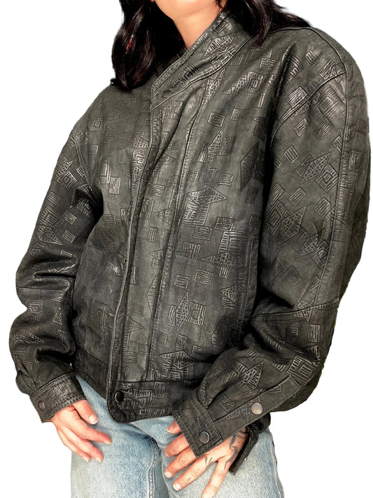 Bomber Leather Jacket