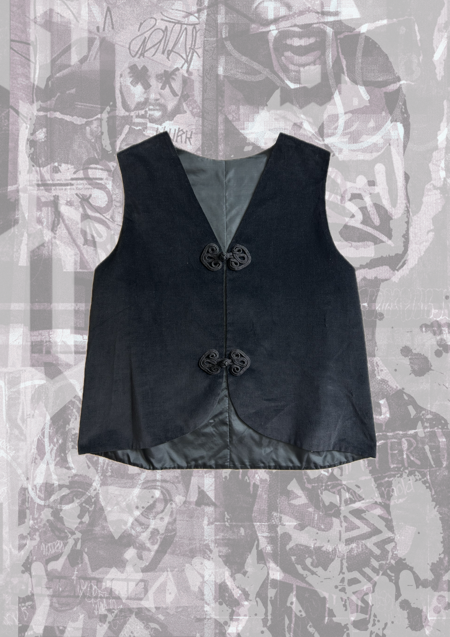 Gilet vintage in velluto
