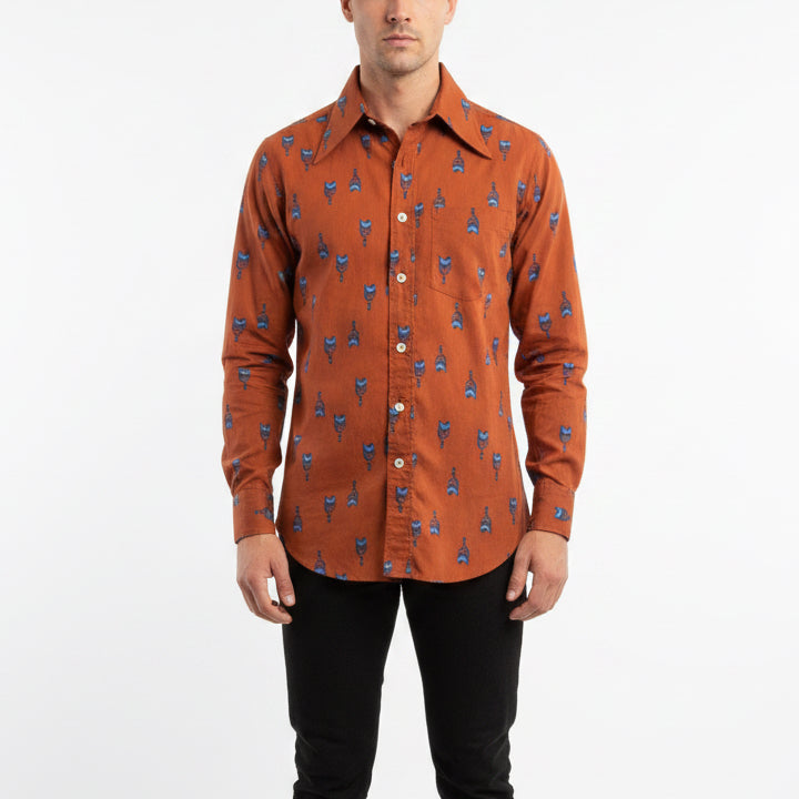 Vintage Shirt Crazy Pattern