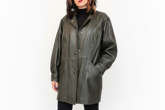 Long Leather jacket ‘80