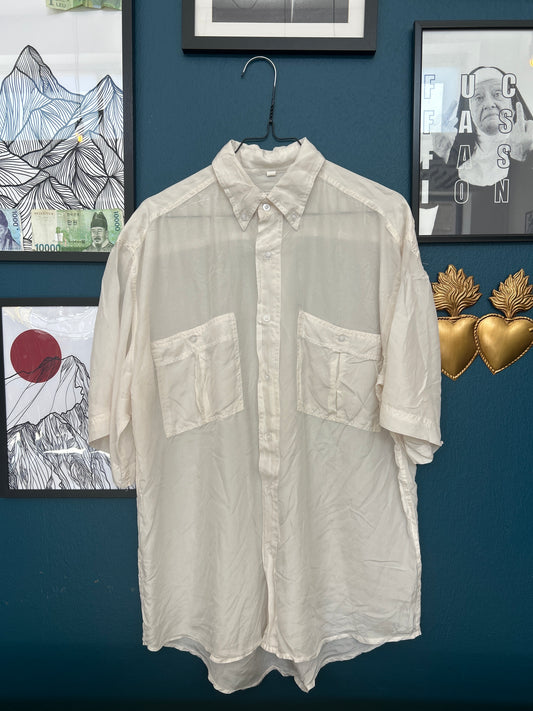 Man Shirt Vintage Silk