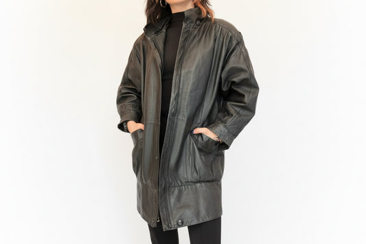 Long leather Jacket ‘80