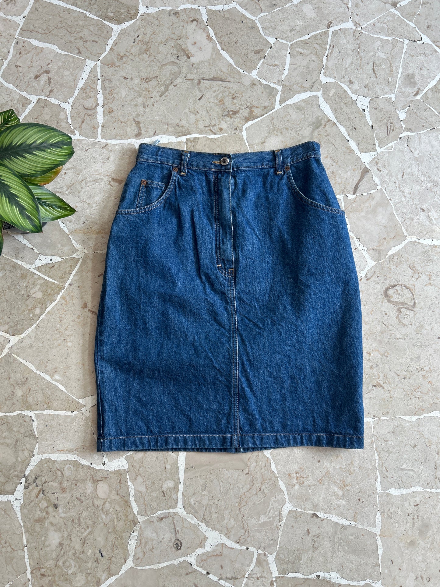 Gonna in Jeans anni 2000 Blu scuro