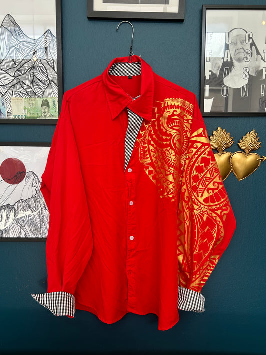 Very Crazy Pattern Man Shirt