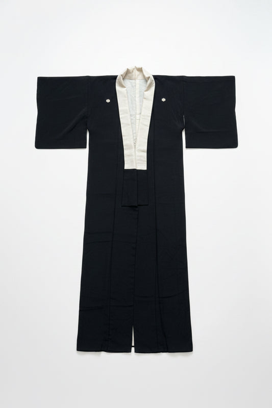 Kimono Vintage in seta 5 Kamon