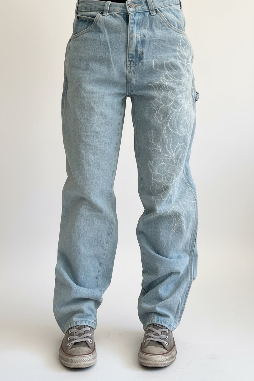 1|1 Dickies Jeans Reworked Peonies