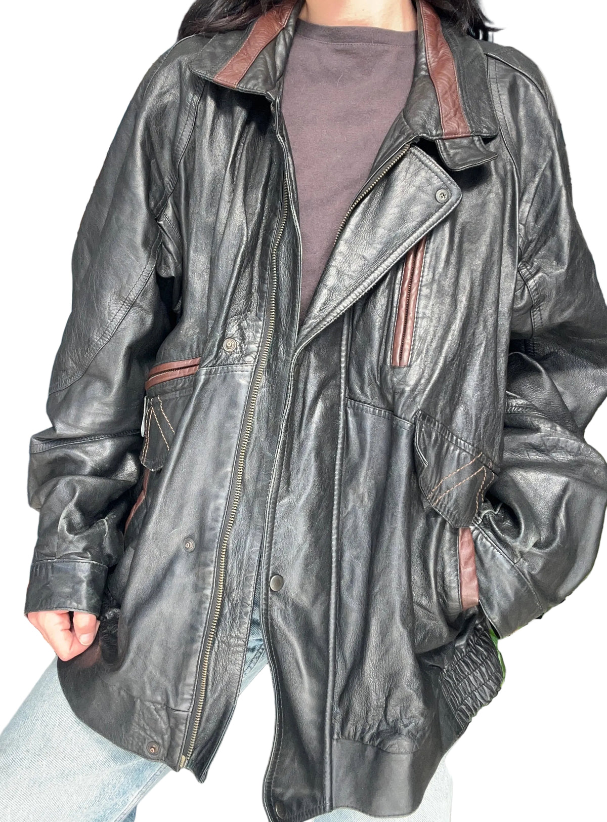 Bomber Leather Jacket