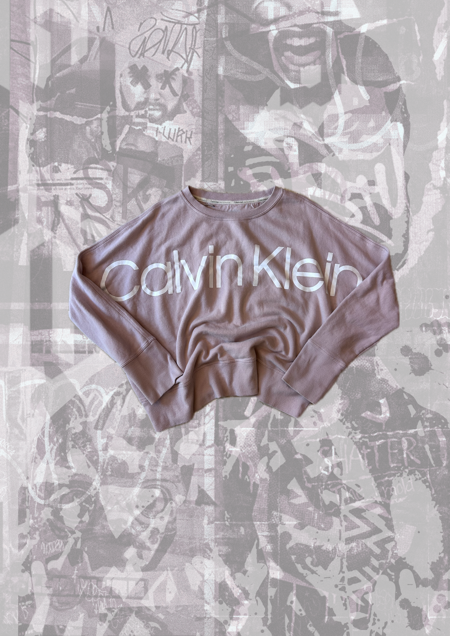 Felpa Calvin Klein Cropped