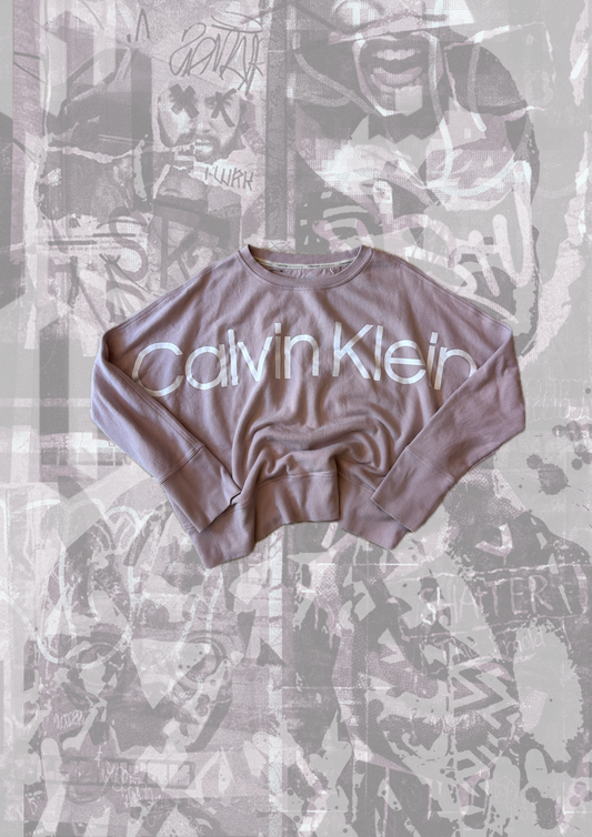Felpa Calvin Klein Cropped