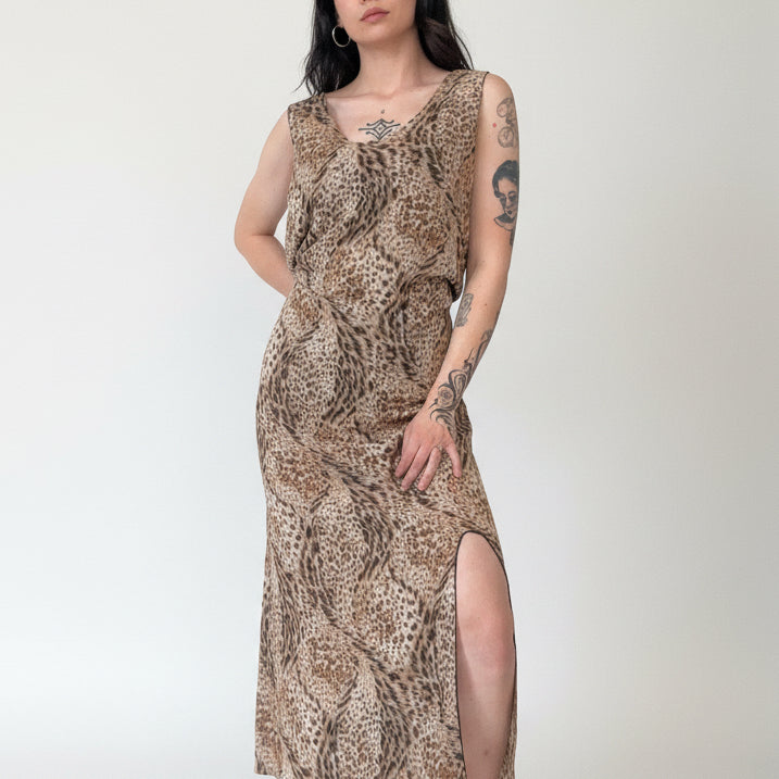 Vintage Dress Animalier