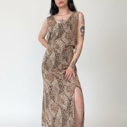 Vintage Dress Animalier