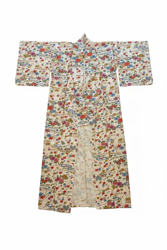 Yukata Shiki-Moyo Vintage