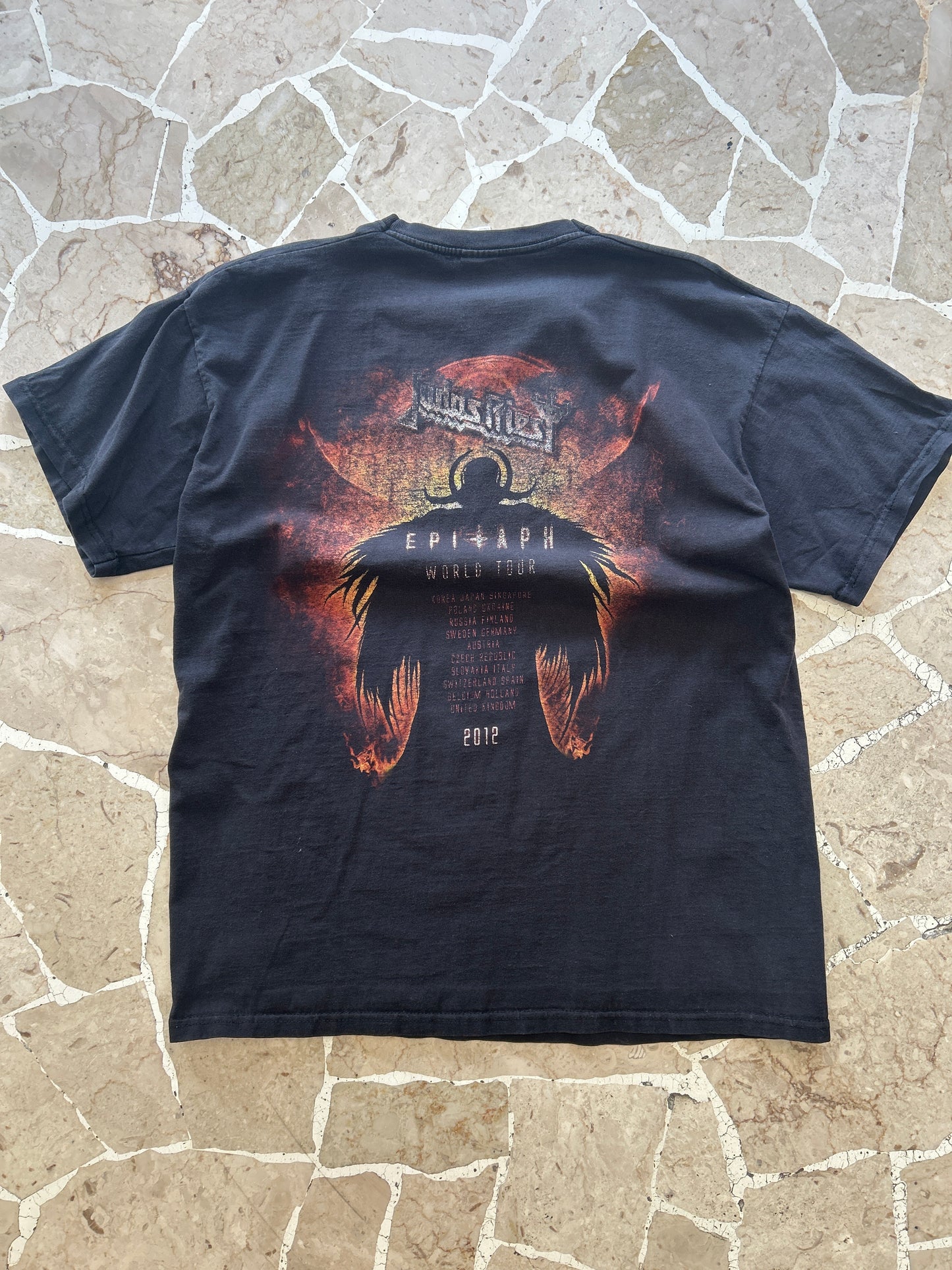 T-shirt Judas Priest World Tour 2012