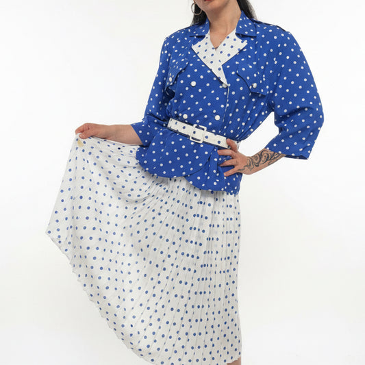 Vintage Dress Pois made in France 🇫🇷