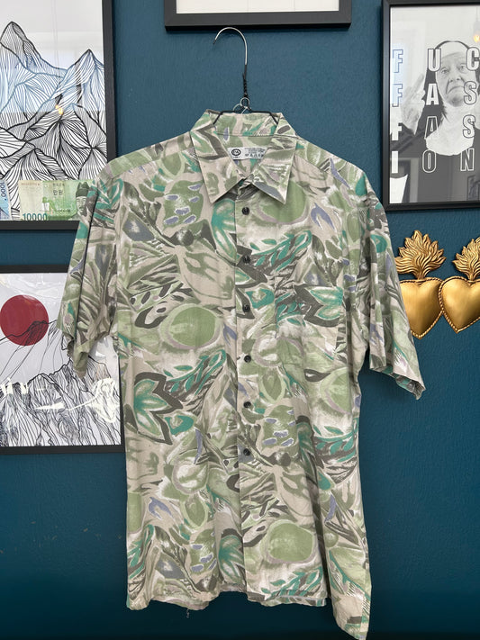 Man Shirt Vintage Crazy Pattern
