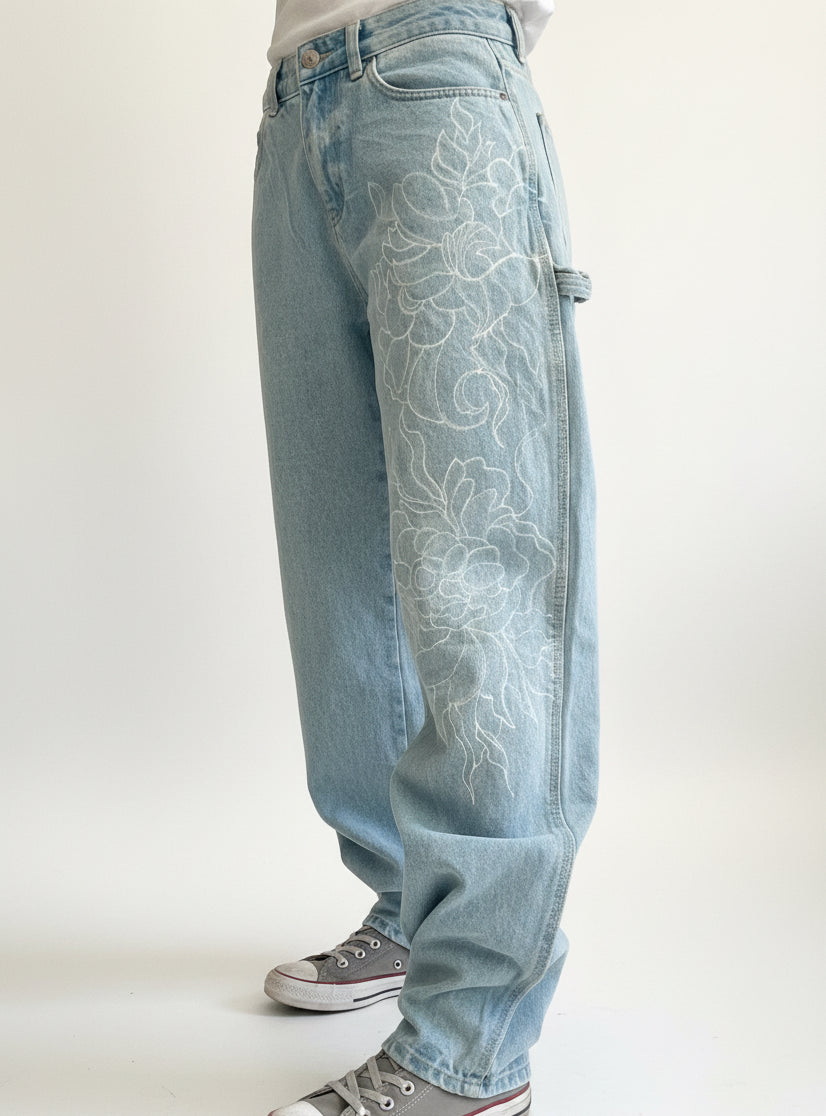 1|1 Dickies Jeans Reworked Peonies
