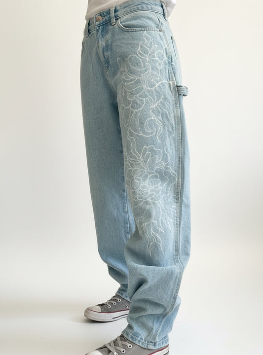 1|1 Dickies Jeans Reworked Peonies