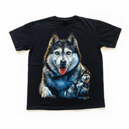 T-shirt Vintage Husky