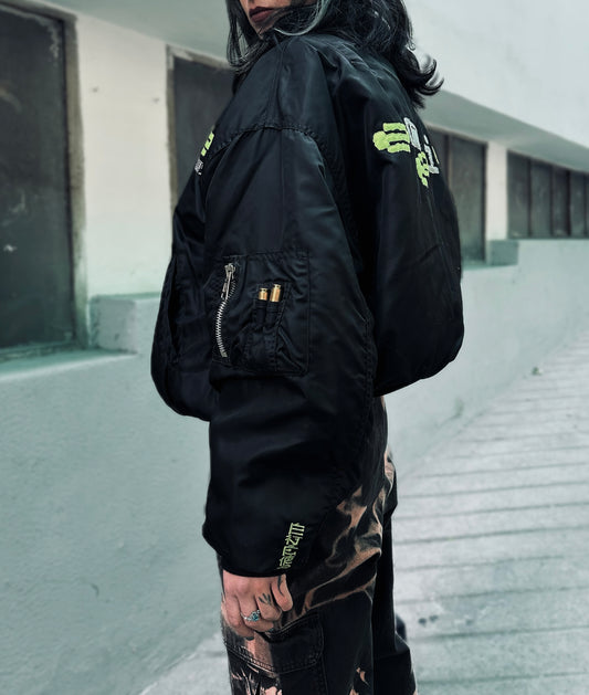 Rare Bomber Jacket Energie 毎日本語シ