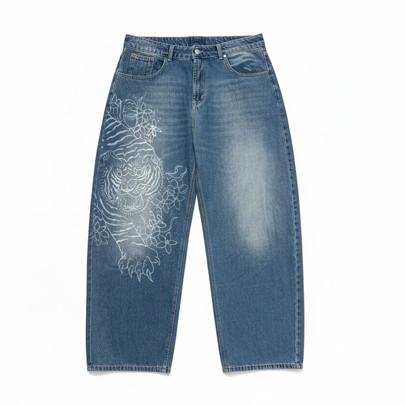1|1 Denim Baloon Pant “Tiger”