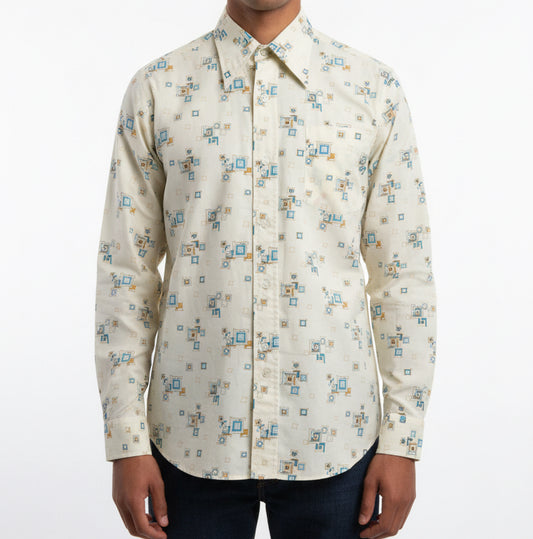 Vintage Shirt Crazy Pattern