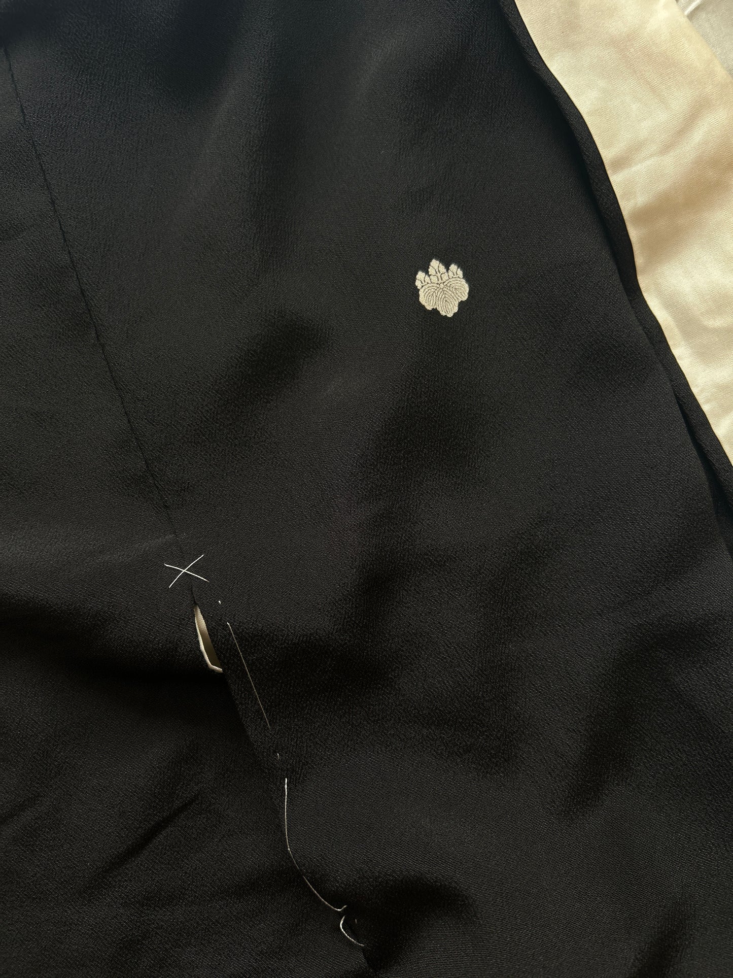 Kimono Vintage in seta 5 Kamon