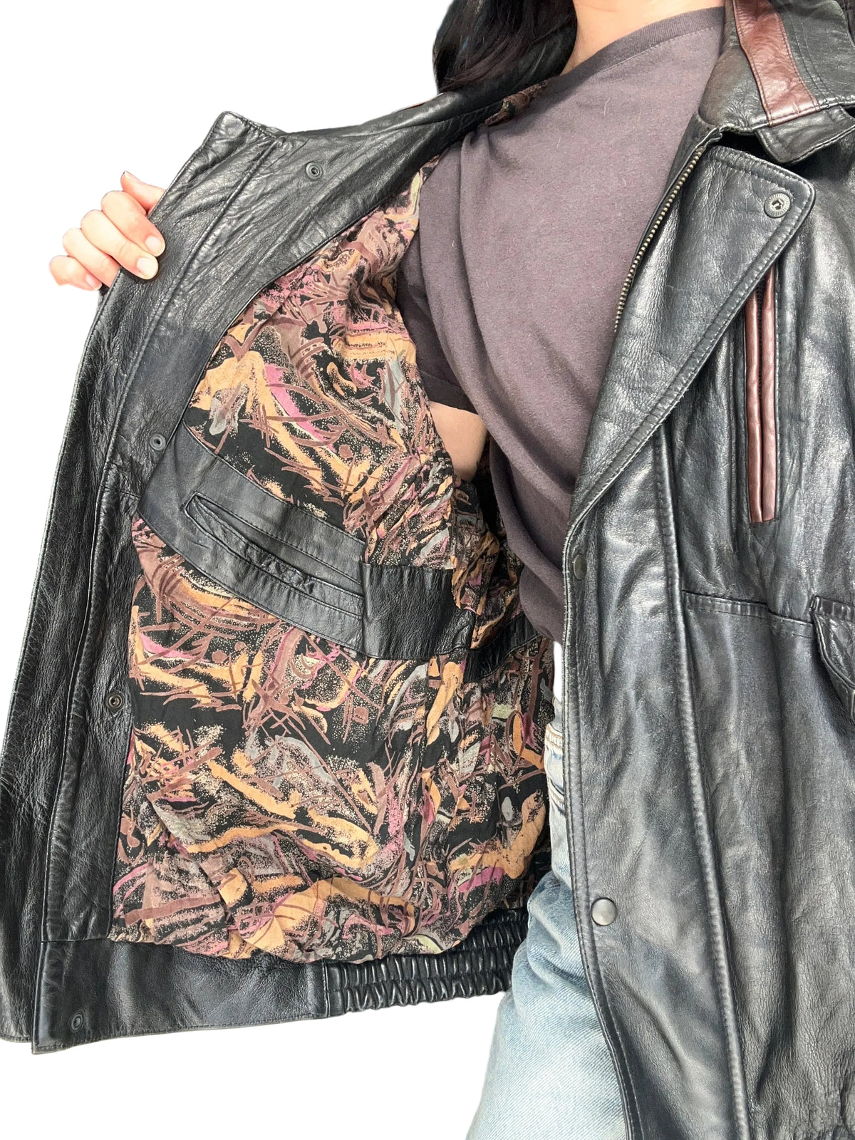 Bomber Leather Jacket