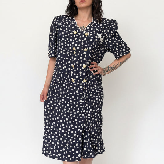 Vintage Dress Pois