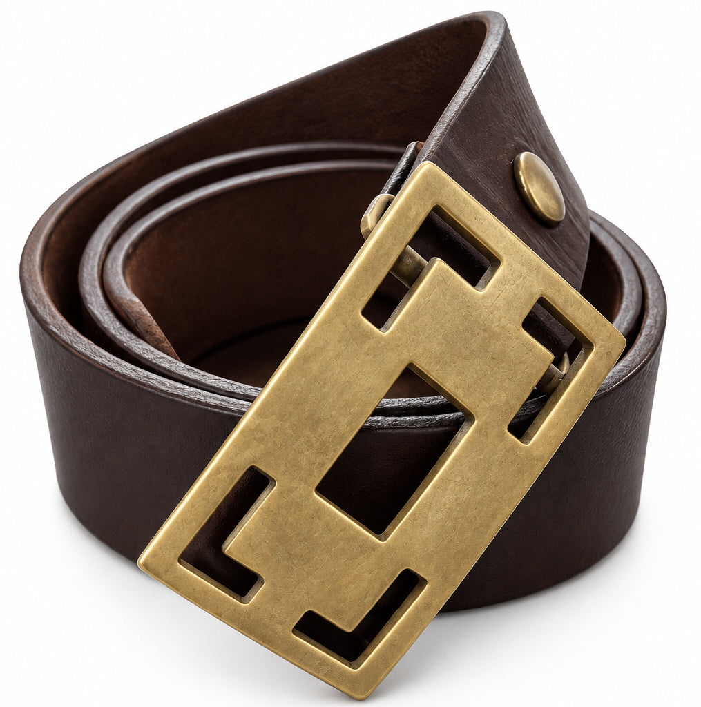Vintage Leather Belt Horse Power